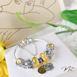 LT204 - Vòng Pandora vàng công chúa cổ tích