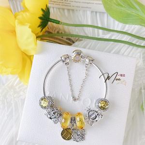 LT204 - Vòng Pandora vàng công chúa cổ tích