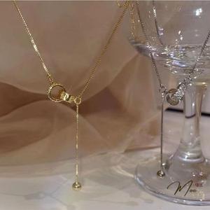 D124- Dây chuyền tròn lồng bi rơi