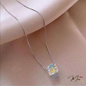 D126- Dây chuyền đá chủ pha lê