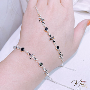 LT269 - Lắc tay thánh giá đen