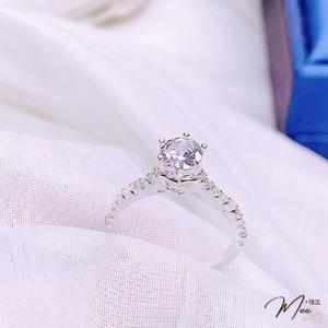 N107 - Nhẫn đá chủ cầu hôn trái tim