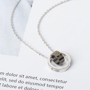 D180 - Dây chuyền đôi lồng vô cực vĩnh cửu