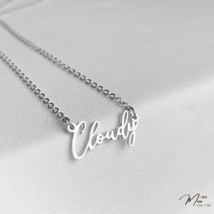 D57 - Dây chuyền chữ cắt theo yêu cầu