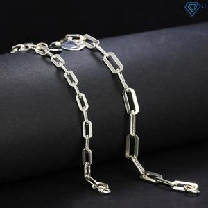 ĐT27 - Lắc tay đôi họng vuông charm tròn