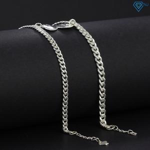 ĐT28 - Lắc tay đôi họng xích trơn khắc tên theo yêu cầu