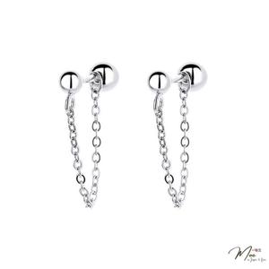 K227 - Khuyên tai dải bi ren cá tính