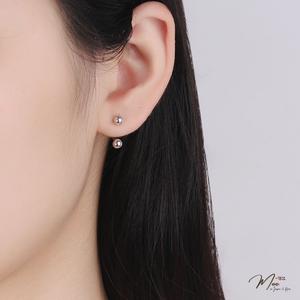 K71 - Khuyên tai móc bi unisex