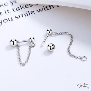 K227 - Khuyên tai dải bi ren cá tính