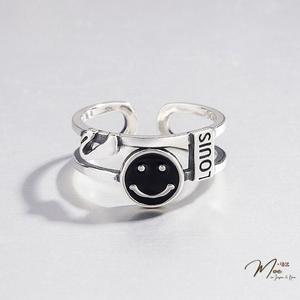 N125 - Nhẫn mặt cười Smile Louis freesize