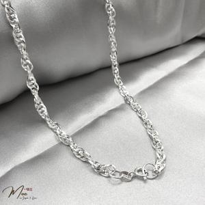 DN15 - Dây chuyền nam xoắn thừng dây mảnh