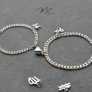 ĐT31 - Lắc tay đôi họng xích nam châm cung hoàng đạo