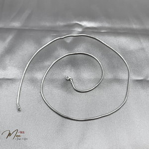 DN13 - Dây chuyền nam lụa bạc dây trơn mảnh (5 chỉ/9 chỉ)