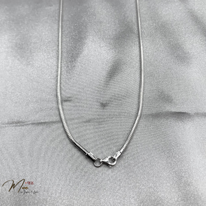 DN13 - Dây chuyền nam lụa bạc dây trơn mảnh (5 chỉ/9 chỉ)