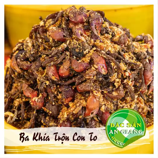 Product image - Ba khía trộn con to Hủ 500gram