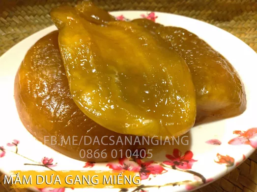 Product image - Mắm dưa gang nguyên miếng chưa trộn Hủ 500gram