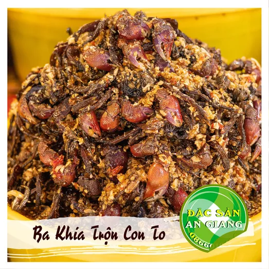 Product image - Ba khía trộn con to Hủ 500gram