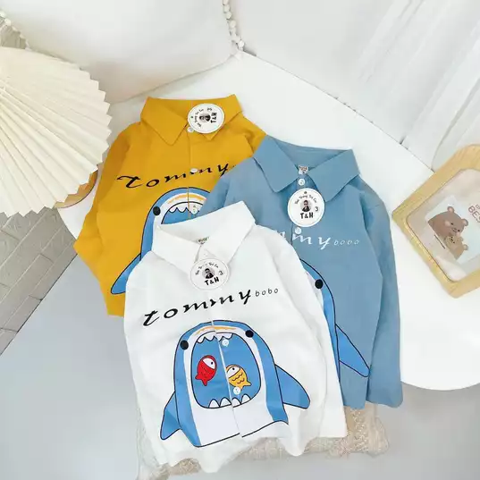 Product image - 161- ÁO SƠ MI DÀI TAY 2 CON CÁ