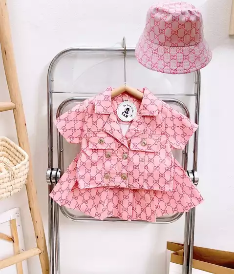 Product image - BỘ SƠ MI GG KÈM MŨ