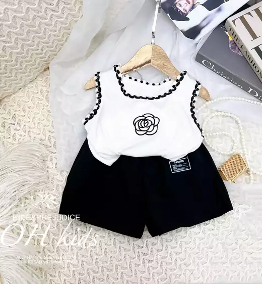 Product image - 613- BỘ BA LỖ THÊU BÔNG HOA