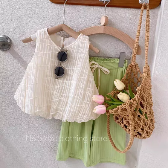 Product image - 649- BỘ BA LỖ ÁO TRẮNG TRƠN