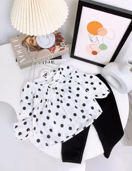 Product image - SÉT BÉ GÁI CHẤM BI