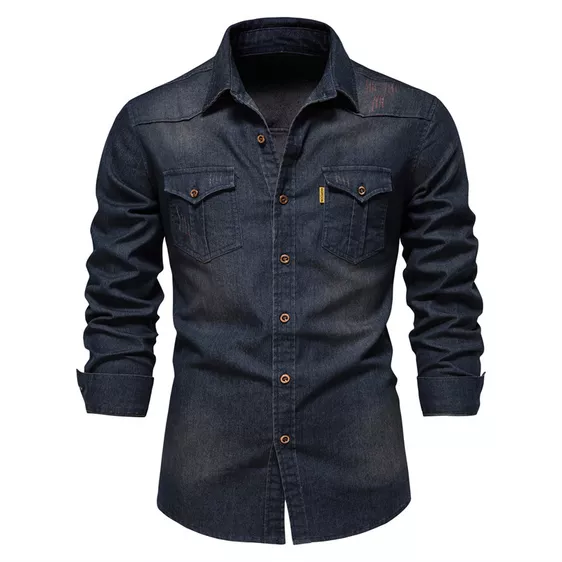 Product image - Áo Sơ Mi Denim Cao Cấp