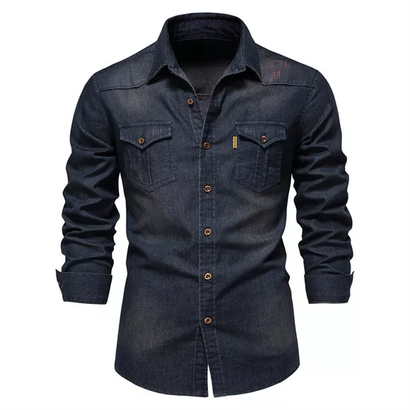 Product image - Áo Sơ Mi Denim Cao Cấp