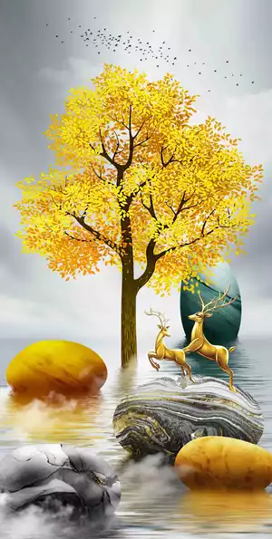 Product image - กวางต้นหลิวทอง