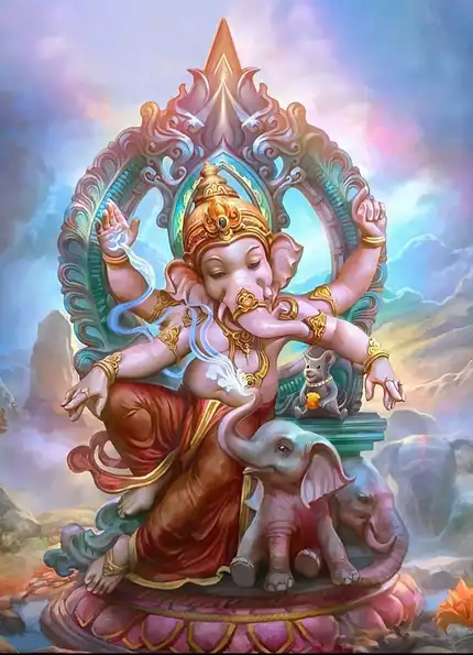 Product image - พระพิฆเนศ ปางโอม ครอบจักรวาล