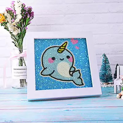 Product image - ภาพสำหรับเด็ก ขนาด 18x18 cm. พร้อมกรอบ