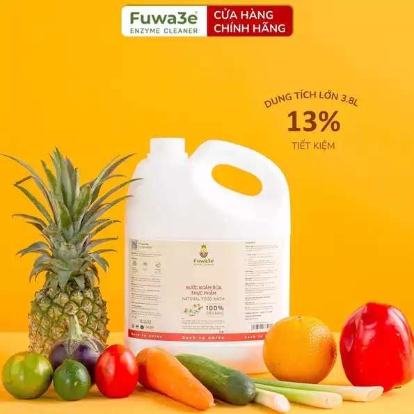 Product image - Nước ngâm rau củ quả enzyme sinh học dứa Fuwa3e 3.8L