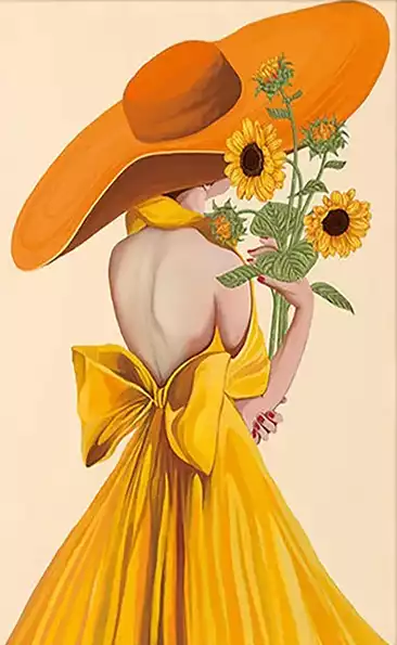 Product image - ผู้หญิงชุดเหลือง