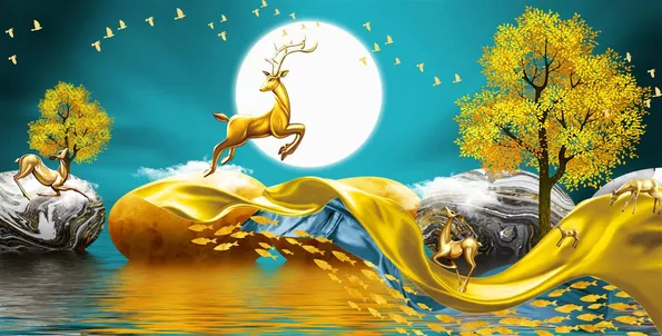 Product image - กวางทองพระจันทร์