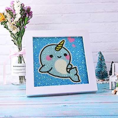 Product image - ภาพสำหรับเด็ก ขนาด 18x18 cm. พร้อมกรอบ