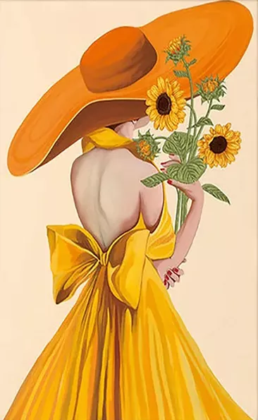 Product image - ผู้หญิงชุดเหลือง