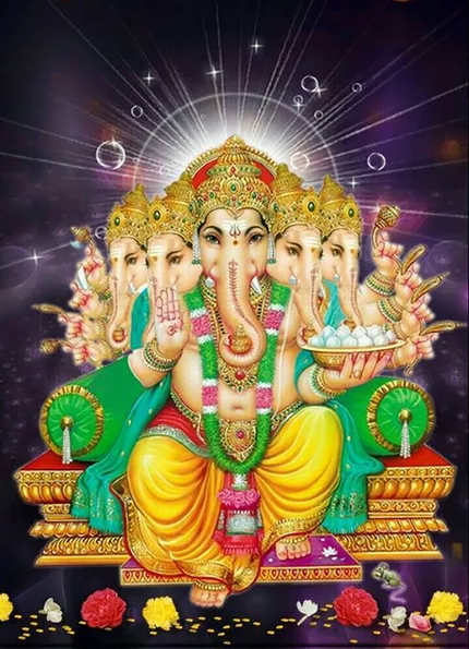 Product image - พระพิฆเนศปาง 5 เศียร