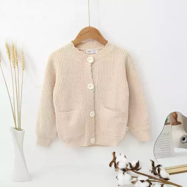 Áo cadigan túi ốp