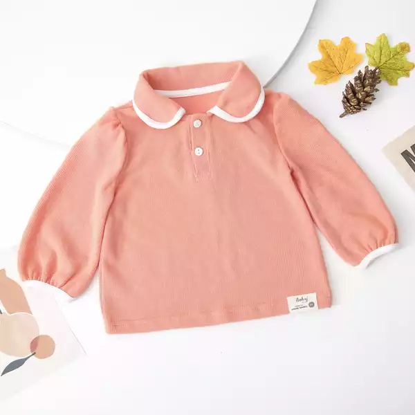 Áo kiểu phối viền nổi