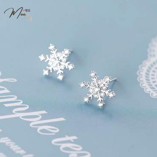 K58 - Khuyên tai tuyết pha lê