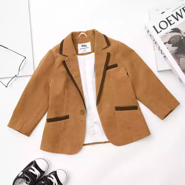 Áo vest nhung bé trai