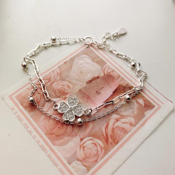 LC7 - Lắc chân cỏ 4 lá dây kép