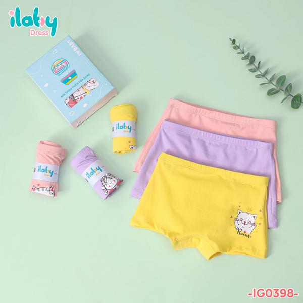 1 quần chip bé gái in hình