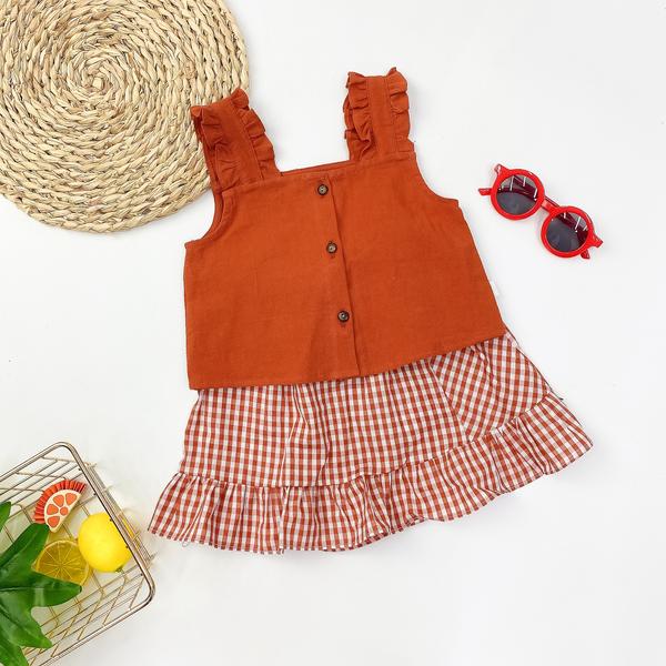 Áo 2 dây thô cara