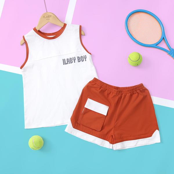 Bộ thun bổ ngực quần phối