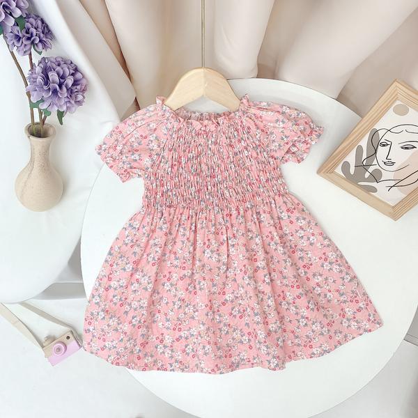 Váy hoa chun thân trên