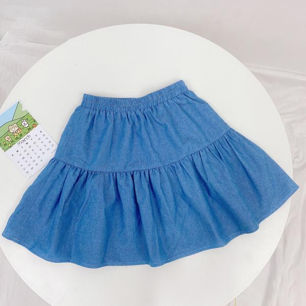 Chân váy bò xòe đuôi cá