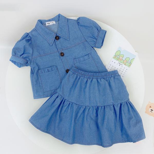 Áo croptop 2 túi trước