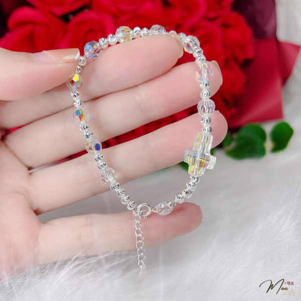 LT371 - Lắc tay thánh giá pha lê swarovski
