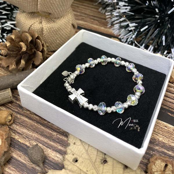 LT364 - Lắc tay pha lê thánh giá